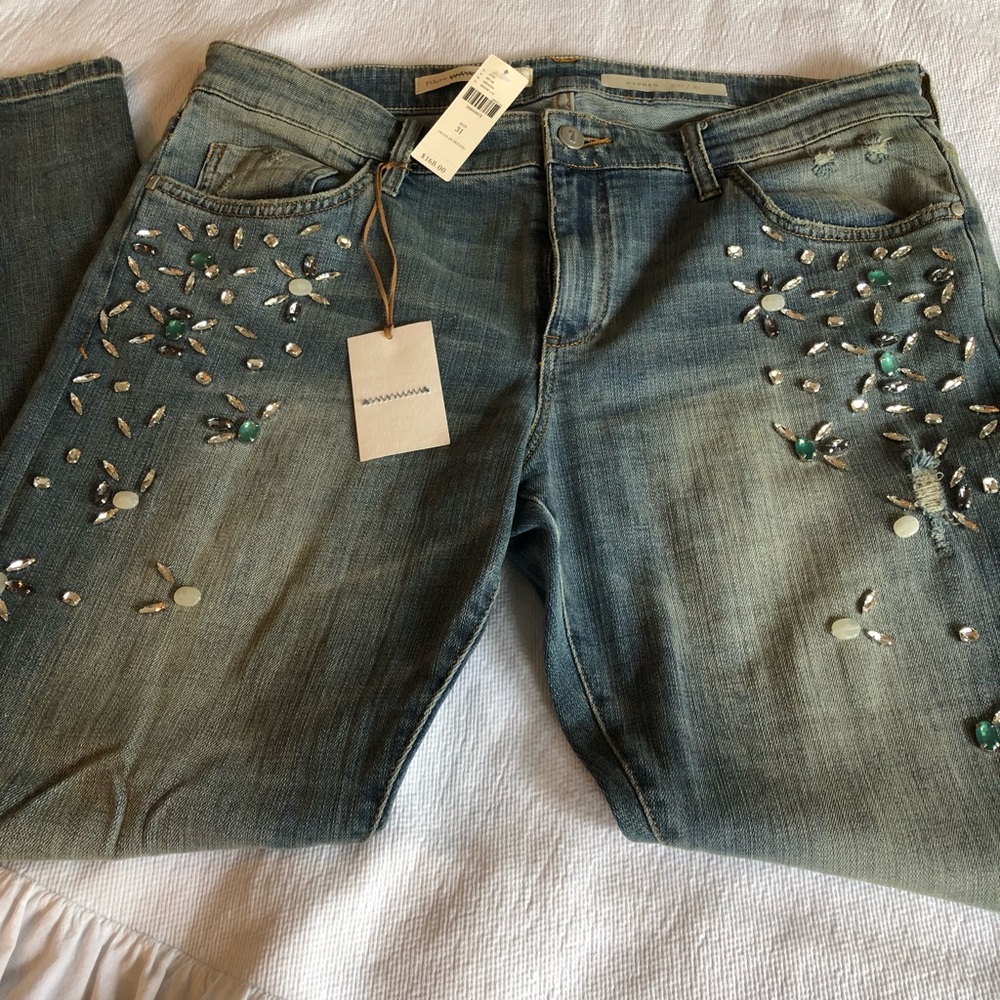 Anthropologie women’s Jeans Bling, Bling, Bling